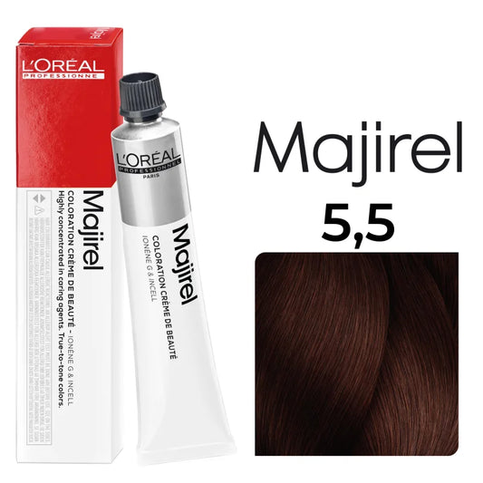 L'Oréal Professionnel MAJIREL 5,5 HELLBRAUN MAHAGONI, 50 ml