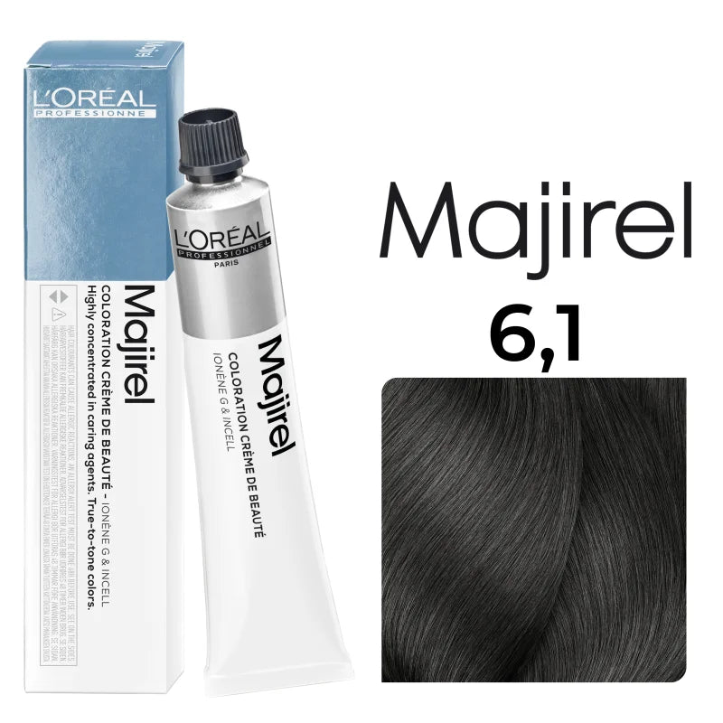 L'Oréal Professionnel MAJIREL 6,1 DUNKELBLOND ASCH, 50 ml