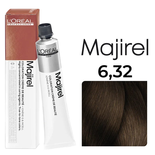 L'Oréal Professionnel MAJIREL 6,32 DUNKELBLOND GOLD IRISÉ, 50 ml