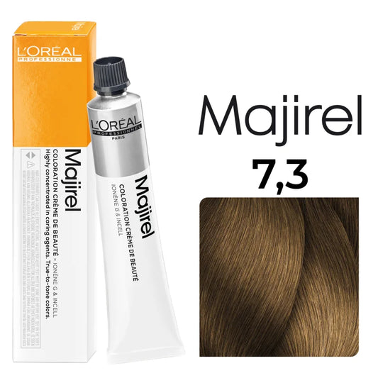 L'Oréal Professionnel MAJIREL 7,3 MITTELBLOND GOLD GOLDGRUNDTON, 50 ml