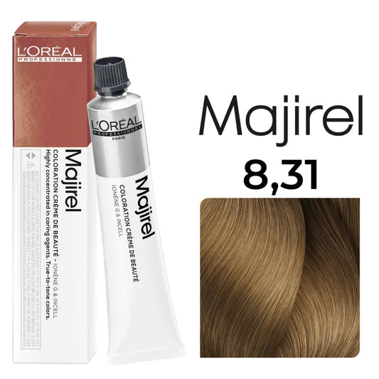 L'Oréal Professionnel MAJIREL 8,31 HELLBLOND GOLD ASCH, 50 ml