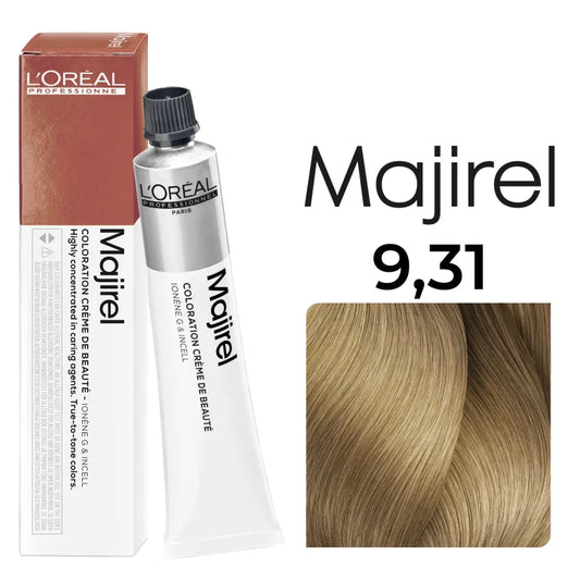 L'Oréal Professionnel MAJIREL 9,31 SEHR HELLES BLOND GOLD ASCH, 50 ml