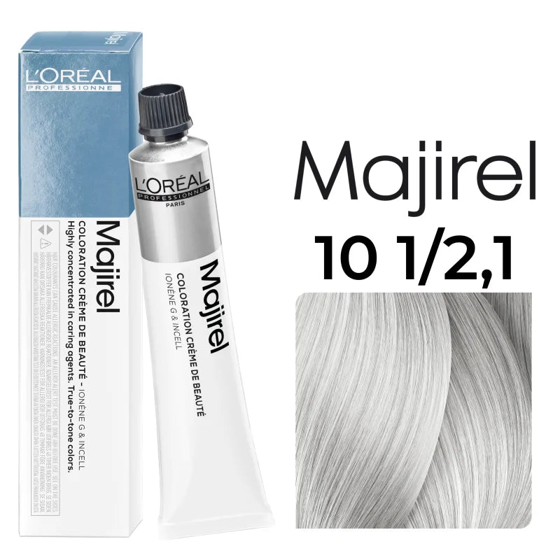 L'Oréal Professionnel MAJIREL 10 1/2,1 PLATINBLOND LICHT ASCH, 50 ml