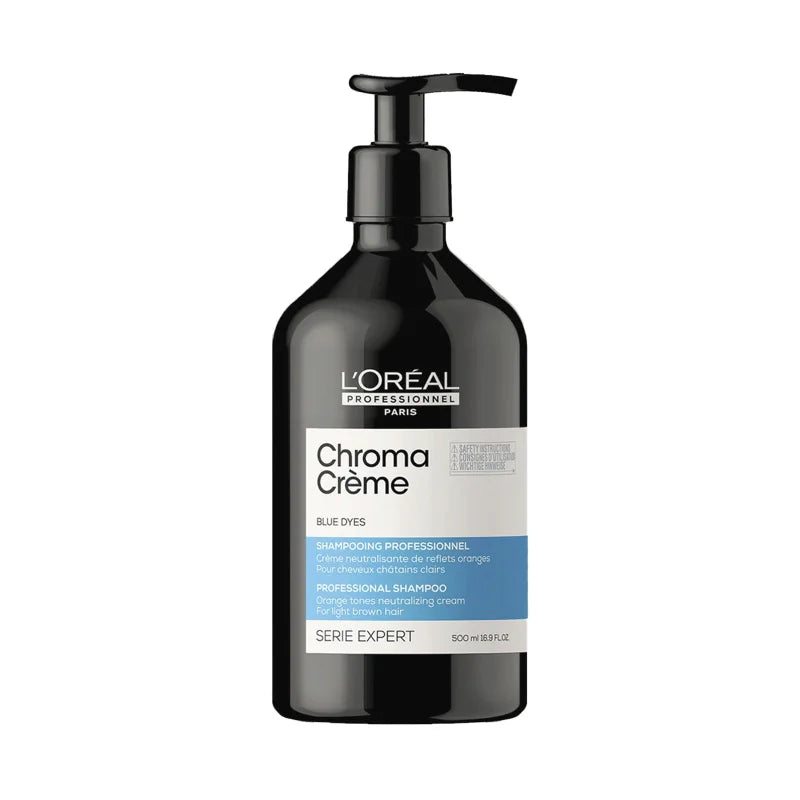 L'Oréal Professionnel Serie Expert Chroma Crème Blau Shampoo, 500 ml