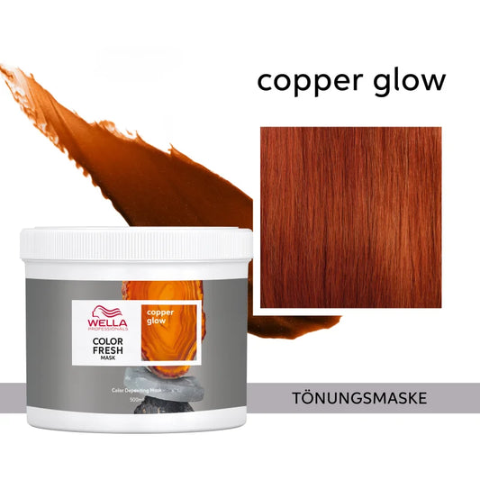 Wella Color Fresh Mask ATB - Copper Glow, 500 ml