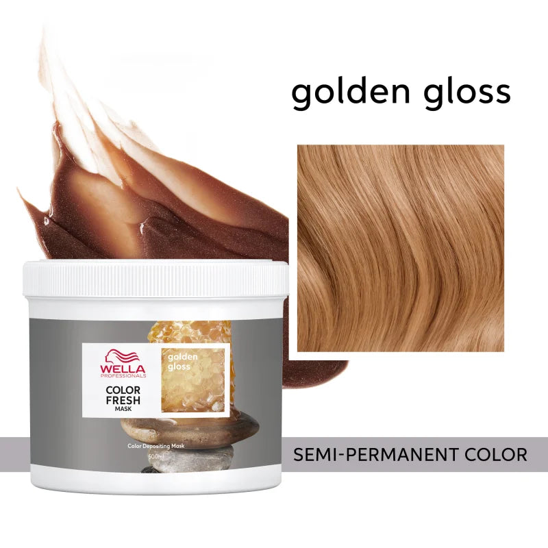 Wella Color Fresh Mask ATB - Golden Gloss, 500 ml