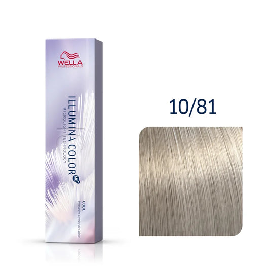 Wella Illumina Color 10/81 hell-lichtblond perl-asch 60 ml