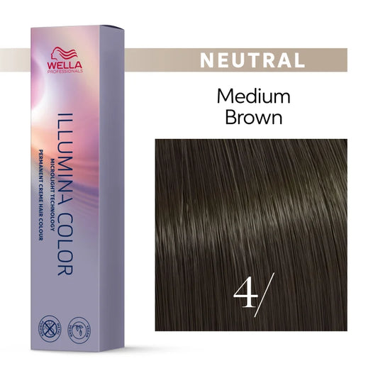 Wella Illumina Color 4/ mittelbraun 60 ml