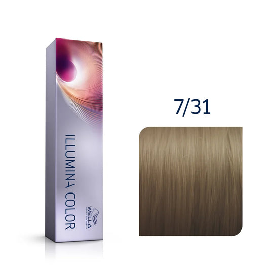 Wella Illumina Color 7/31 mittelblond gold-asch 60 ml