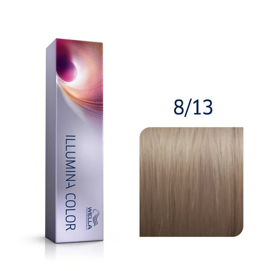 Wella Illumina Color 8/13 hellblond asch-gold 60 ml