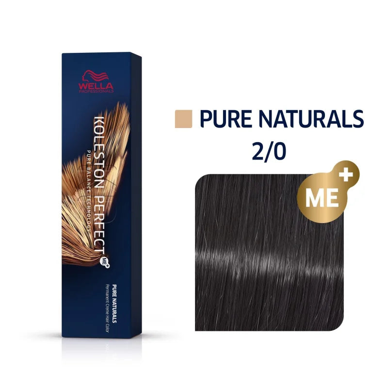 Wella Koleston Perfect Pure Naturals Haarfarbe Schwarz 2/0 60 ml