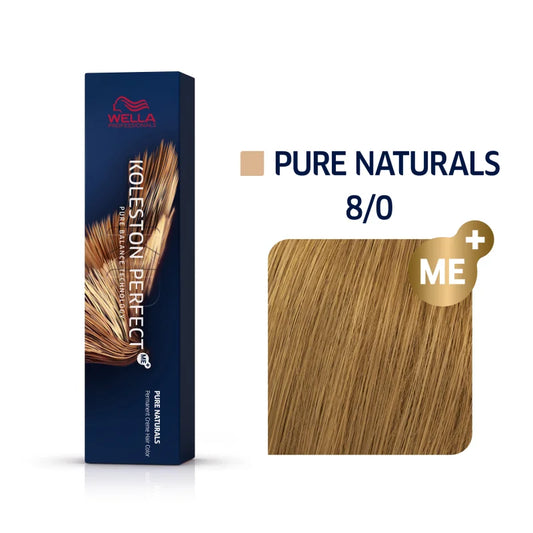 Wella Koleston Perfect Pure Naturals Haarfarbe Hellblond 8/0 60 ml