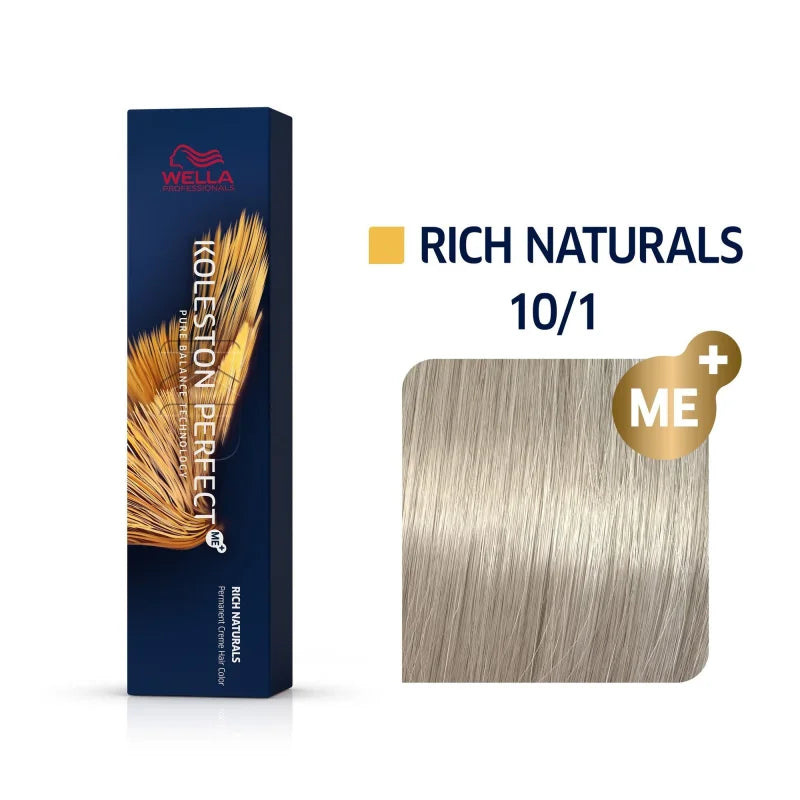 Wella Koleston Perfect Rich Naturals Haarfarbe Hell-Lichtblond Asch 10/1 60 ml