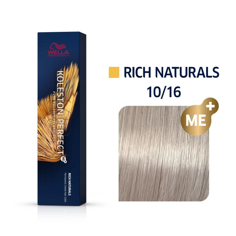 Wella Koleston Perfect Rich Naturals Haarfarbe Hell-Lichtblond Asch Violett 10/16 60 ml