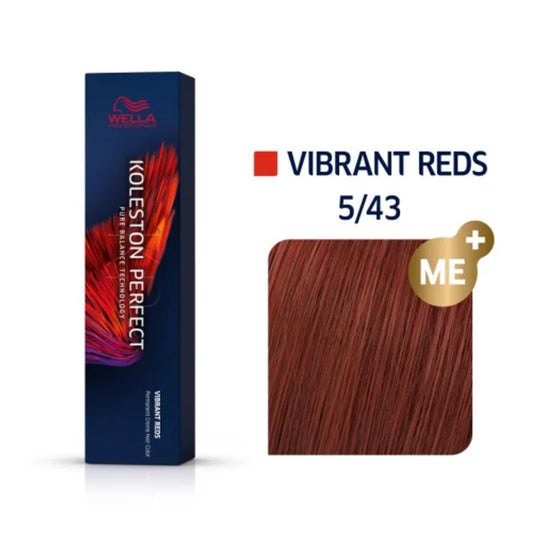 Wella Koleston Perfect Vibrant Reds Haarfarbe Hellbraun Rot-Gold 5/43 60 ml