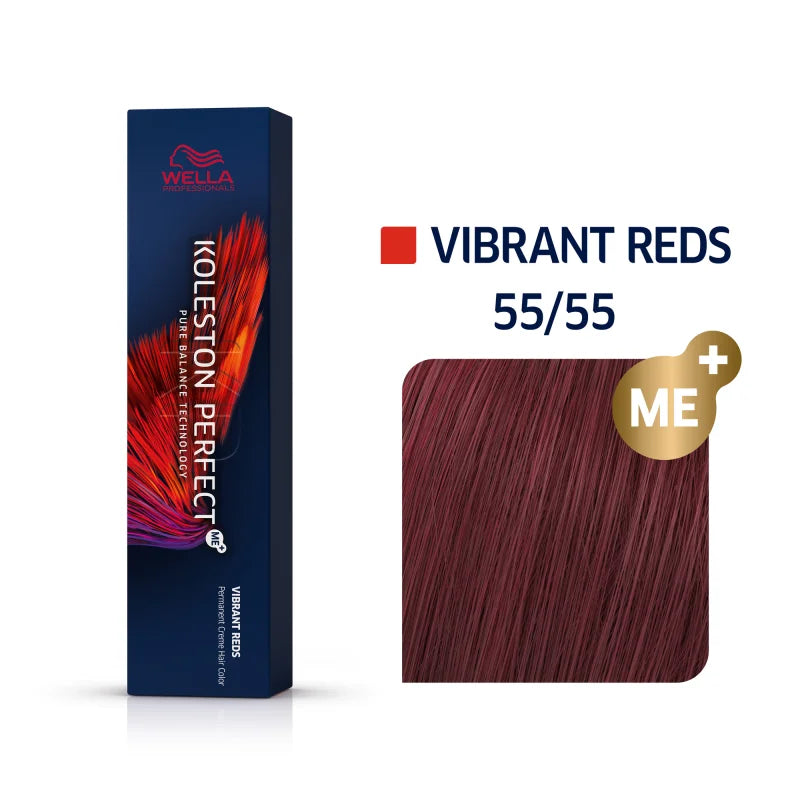 Wella Koleston Perfect Vibrant Reds Haarfarbe Hellbraun Intensiv Mahagoni Intensiv 55/55 60 ml