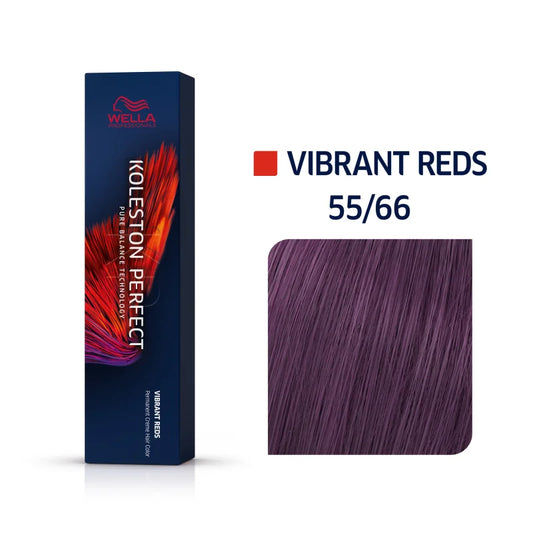 Wella Koleston Perfect Vibrant Reds Haarfarbe Hellbraun Intensiv Violett Intensiv 55/66 60 ml