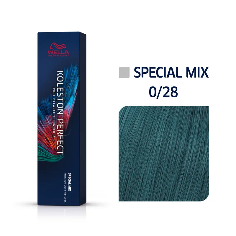 Wella Koleston Perfect Special Mix Haarfarbe Matt Blau 0/28 60 ml