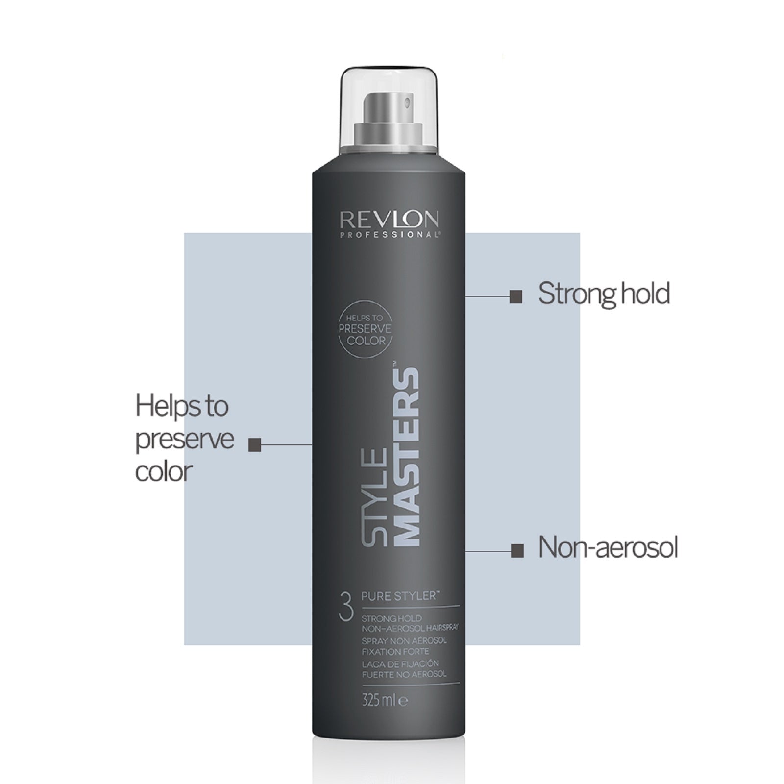Revlon Professional STYLE MASTERS SPRAY PURE STYLER HAIRSPRAY 325 ml