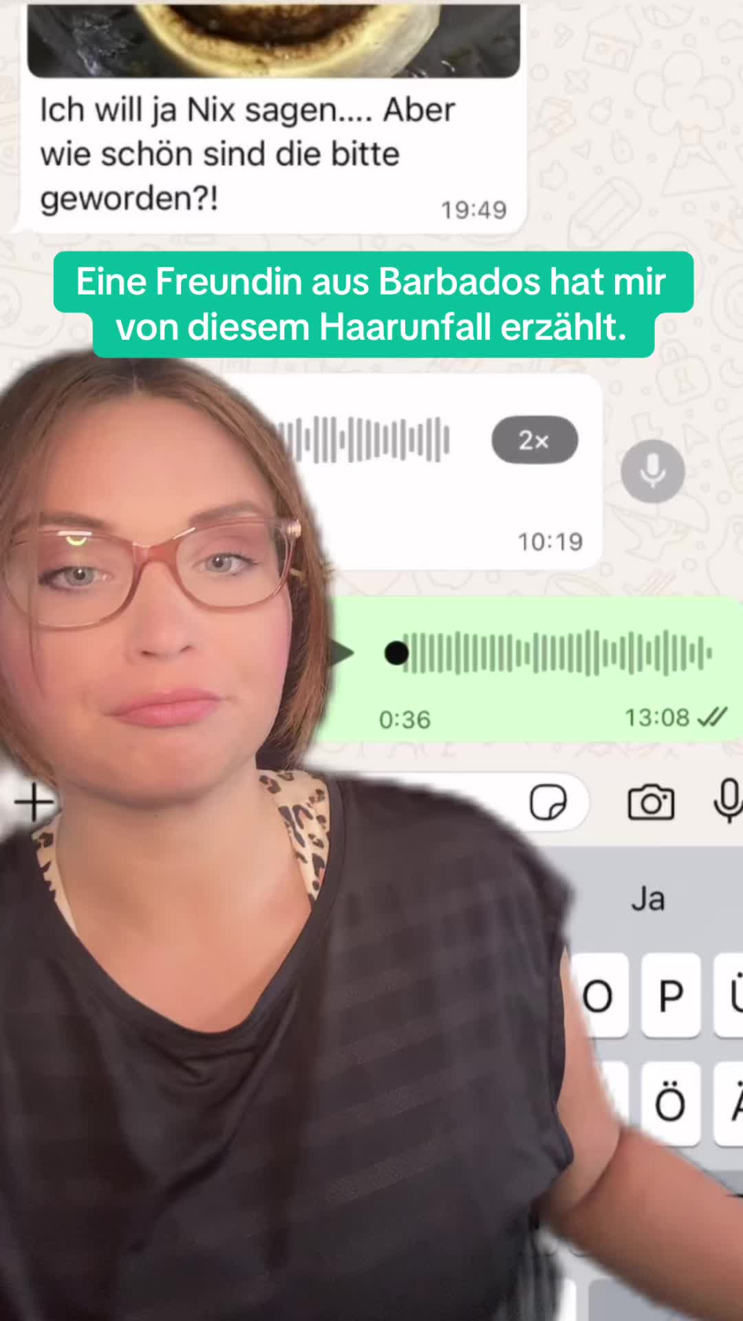 Standbild aus Chrissys Video