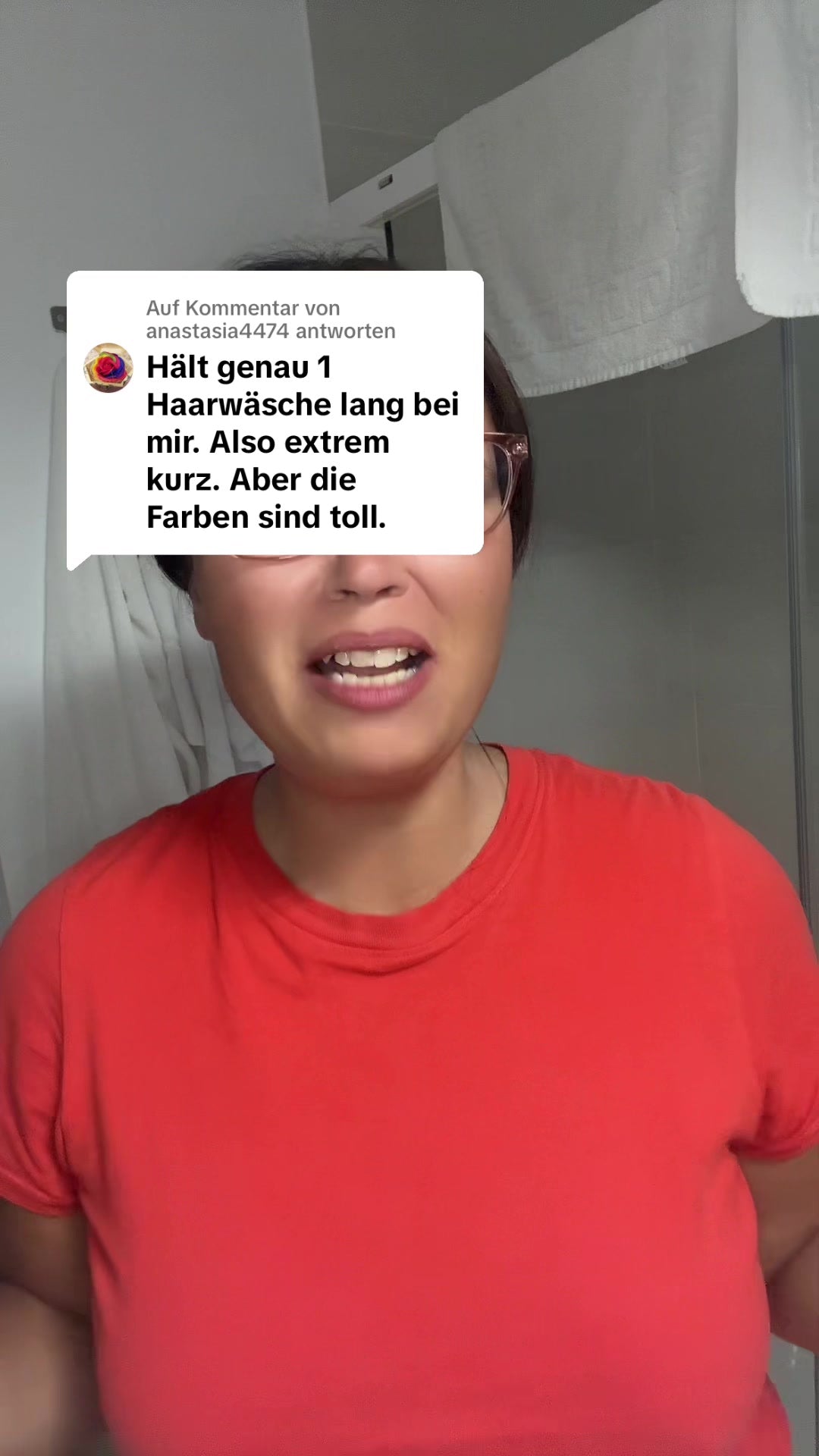 Standbild aus Chrissys Video