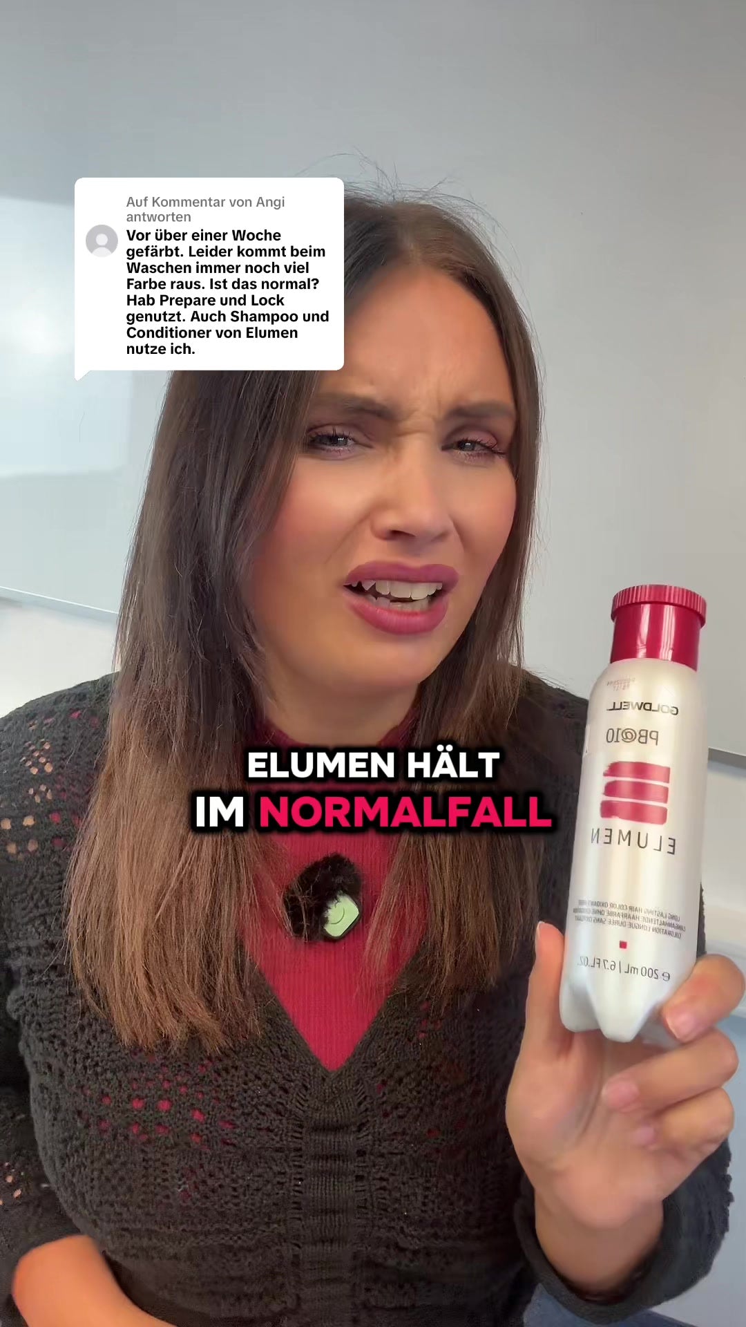 Standbild aus Chrissys Video