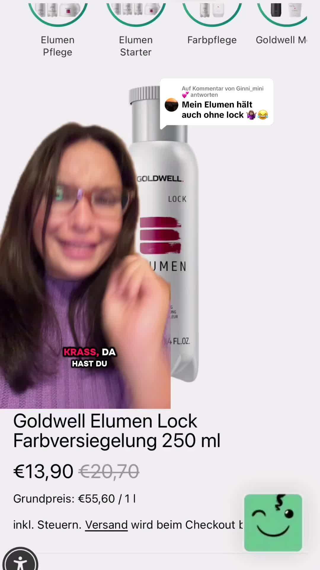 Standbild aus Chrissys Video