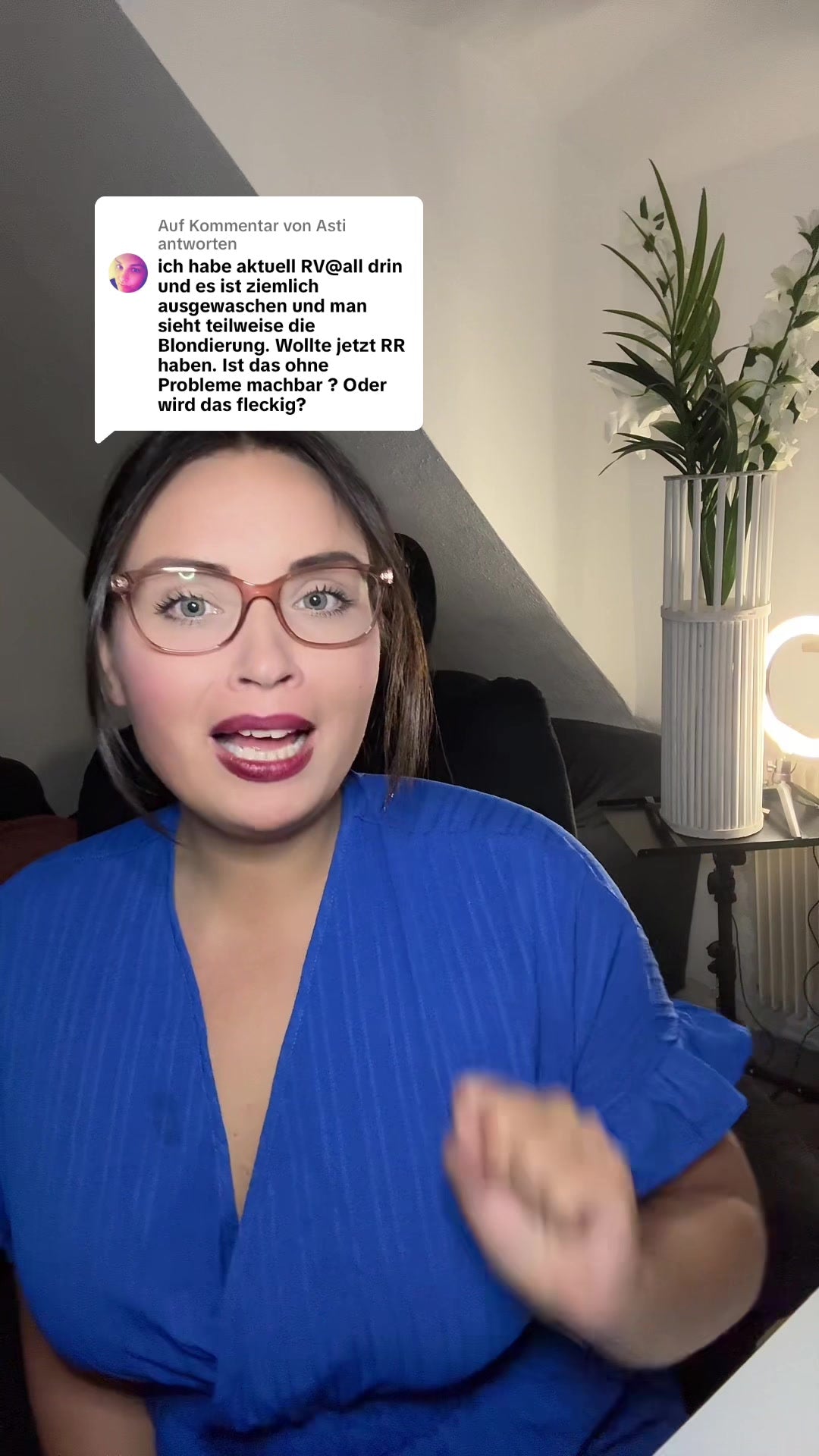 Standbild aus Chrissys Video