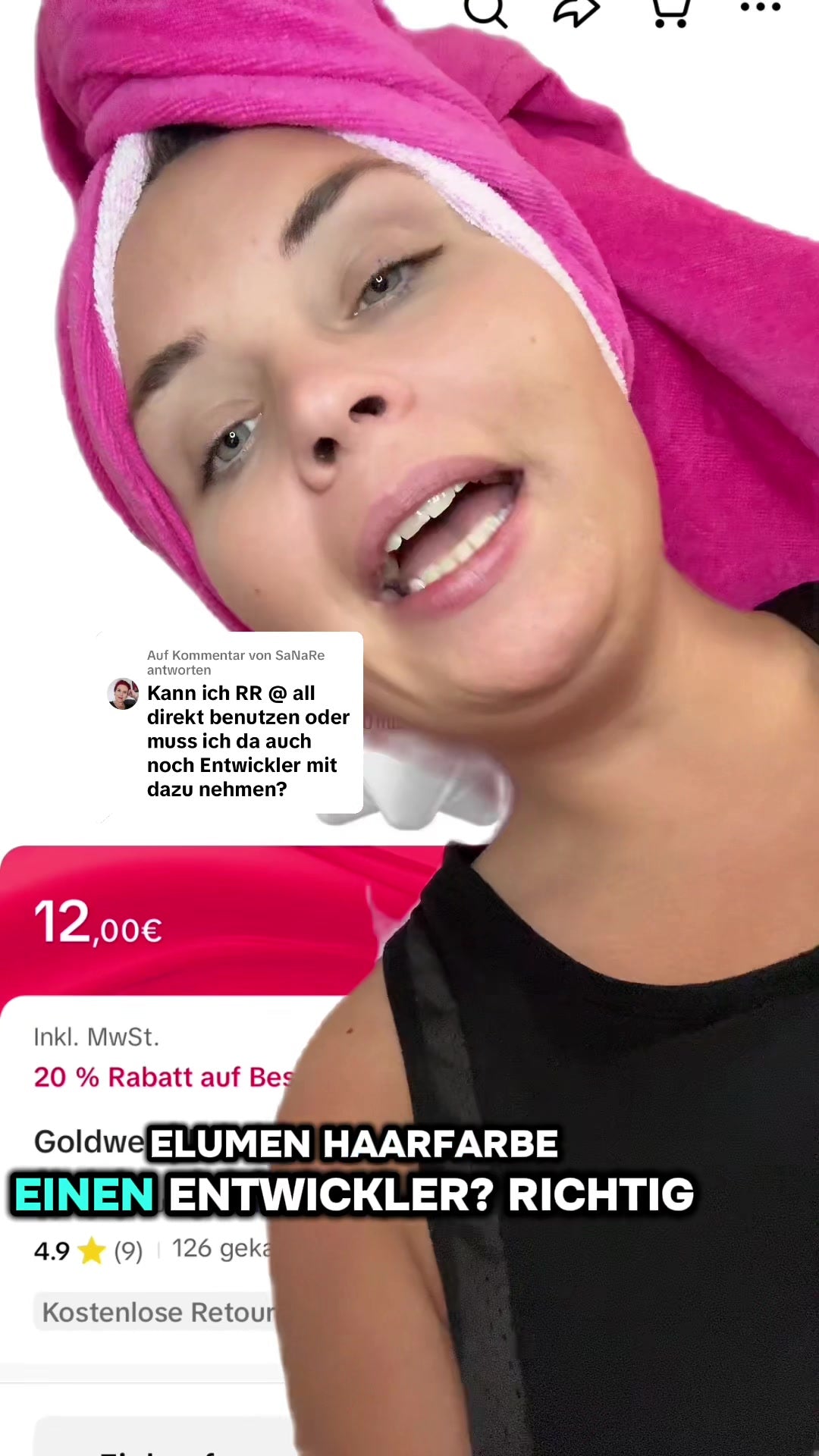 Standbild aus Chrissys Video