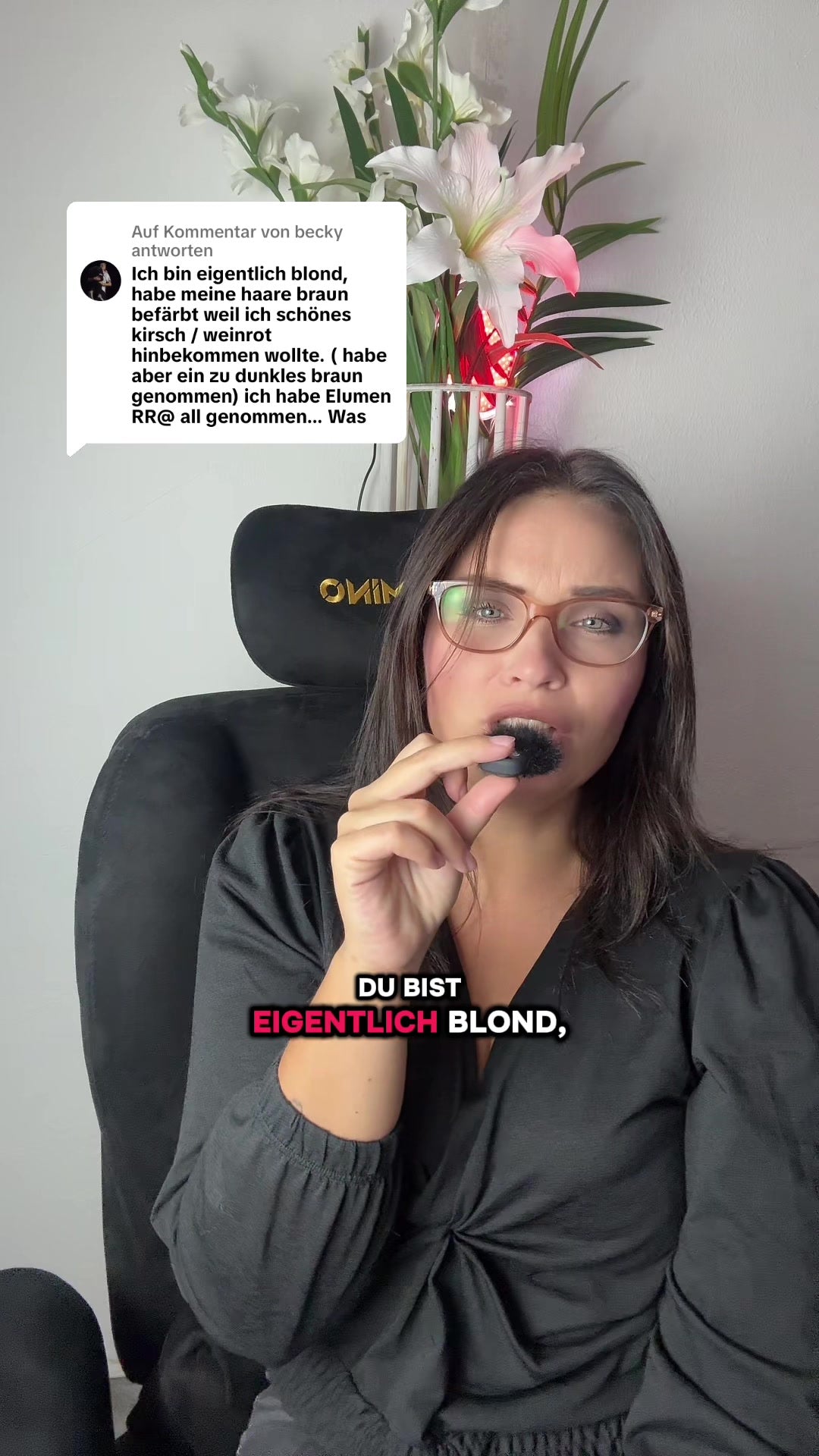 Standbild aus Chrissys Video