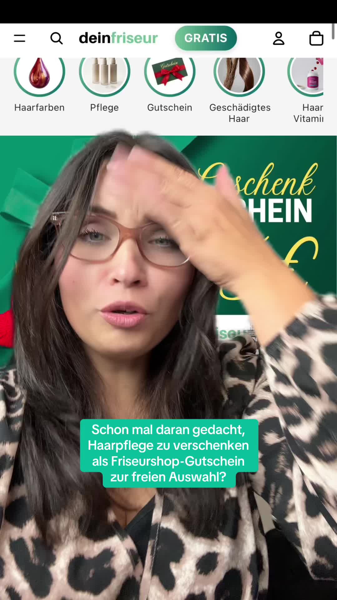 Standbild aus Chrissys Video