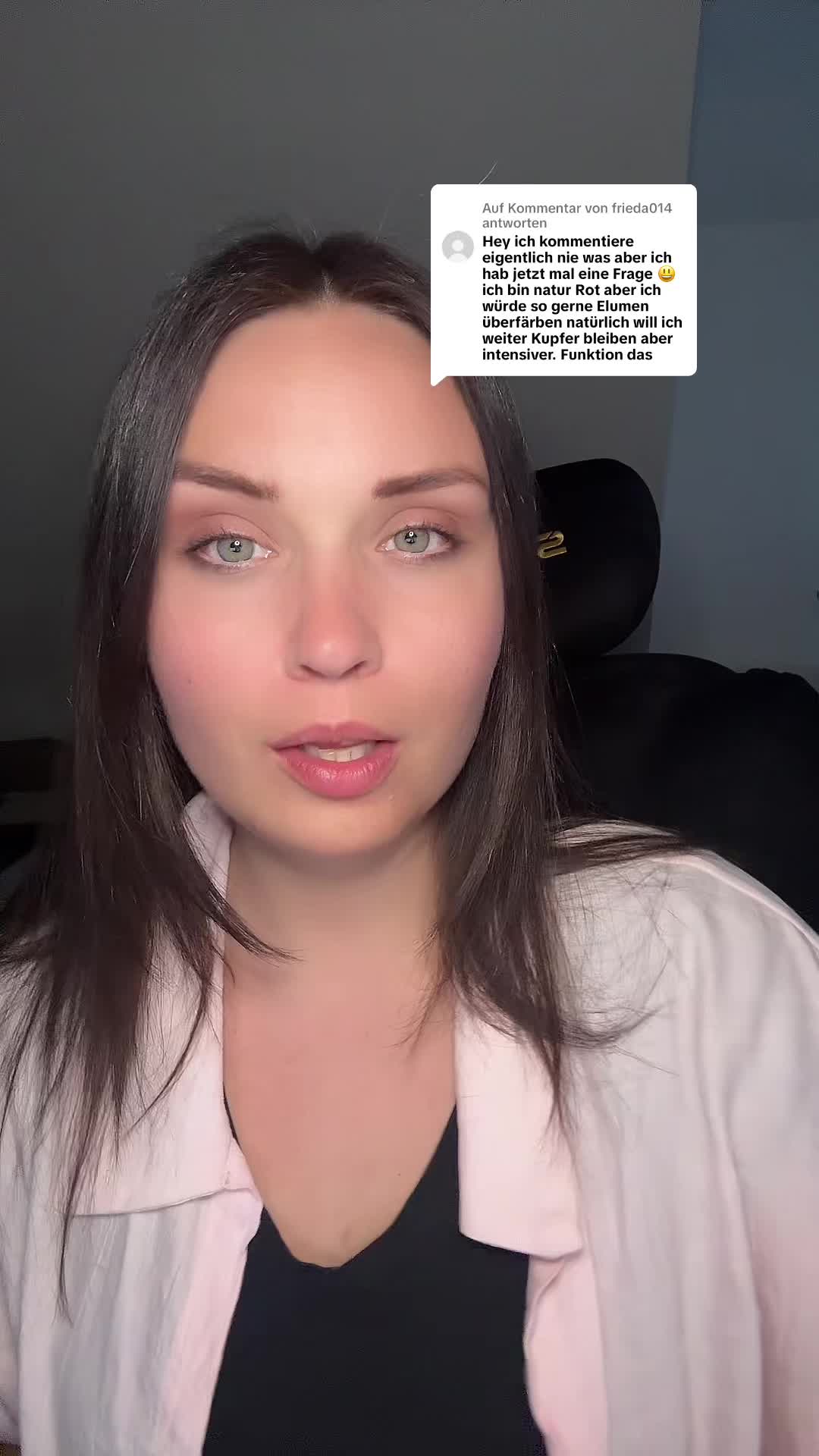 Standbild aus Chrissys Video