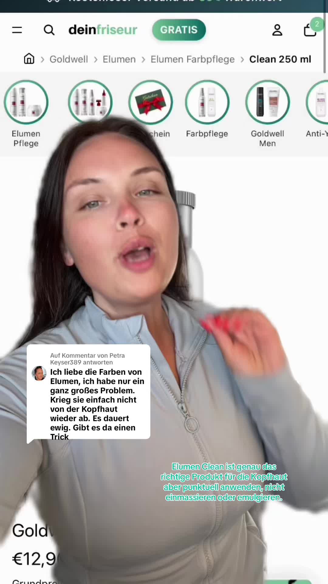 Standbild aus Chrissys Video