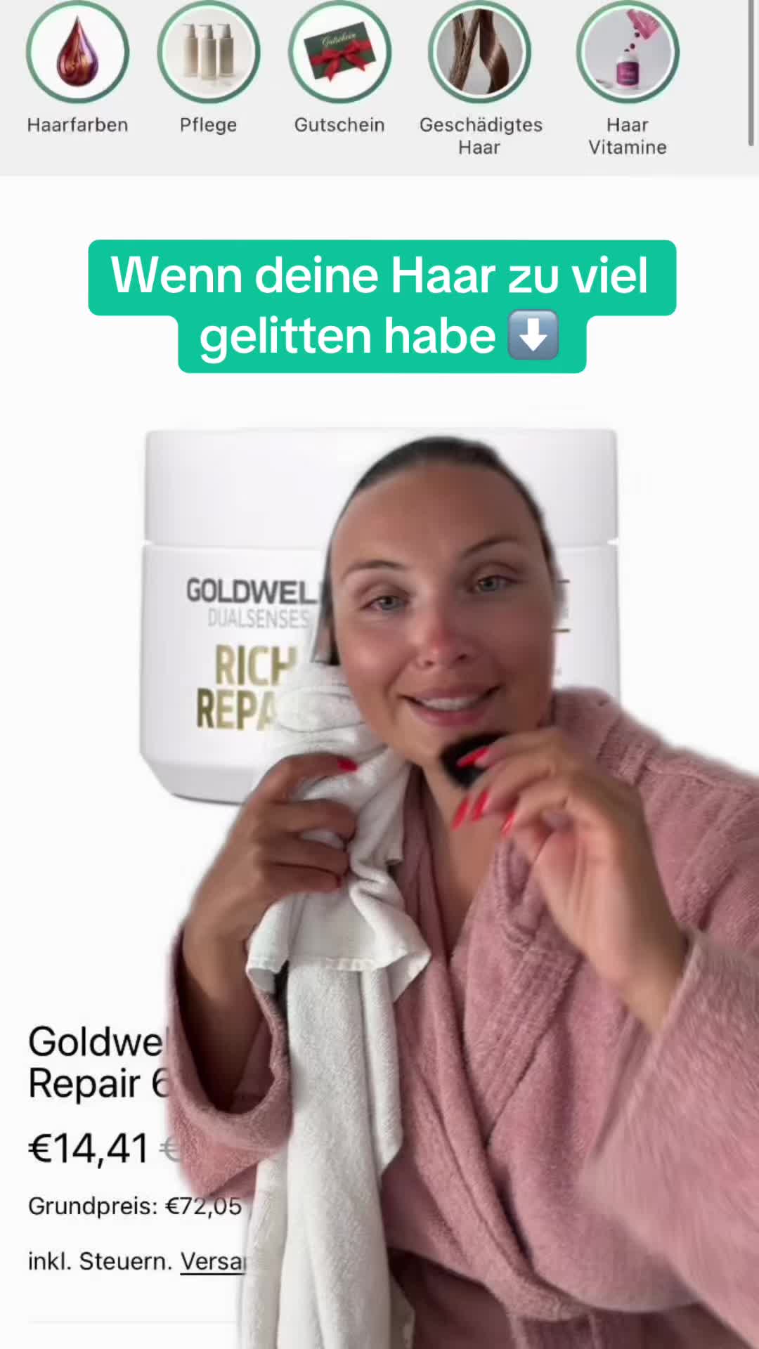 Standbild aus Chrissys Video