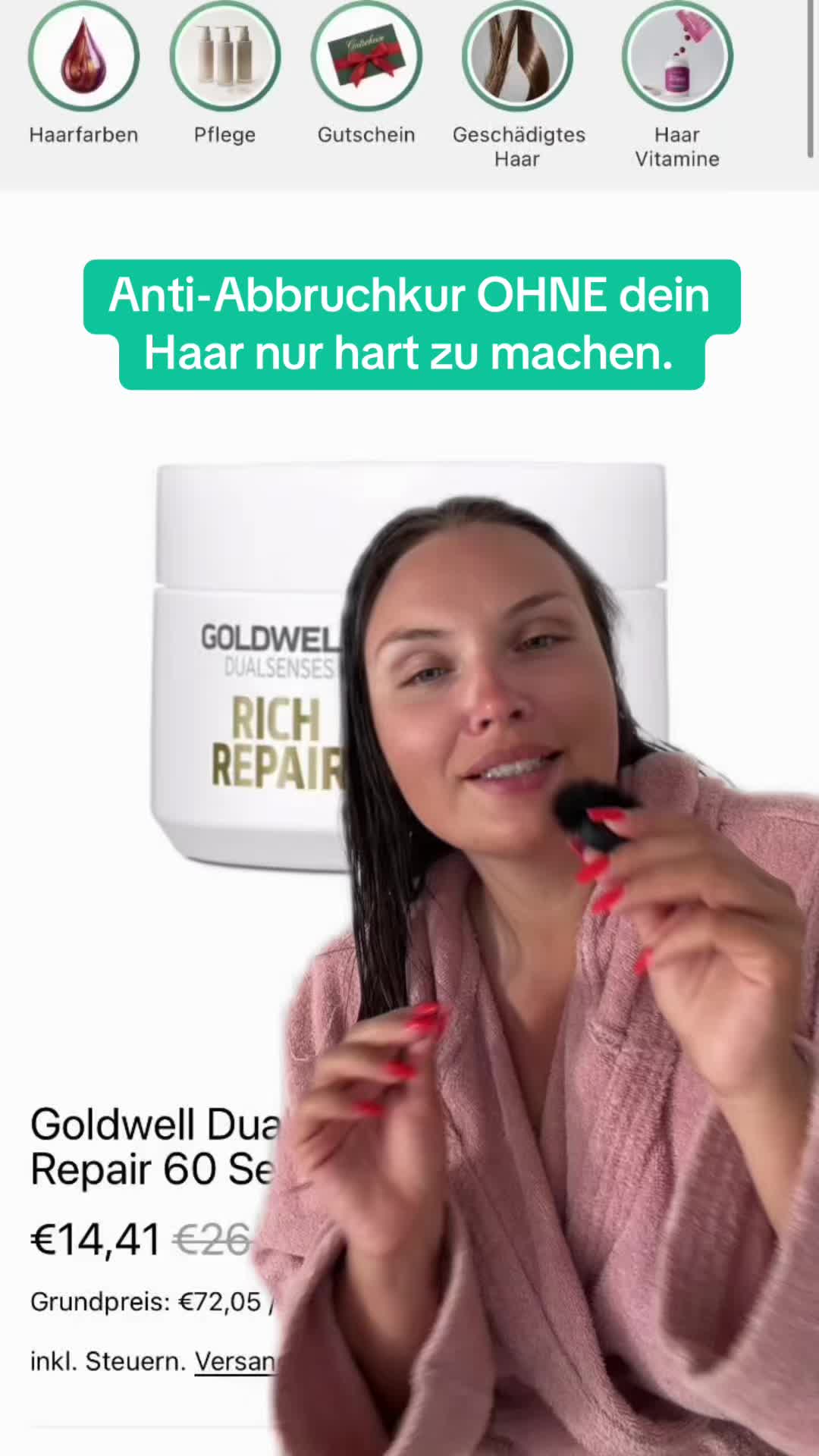 Standbild aus Chrissys Video