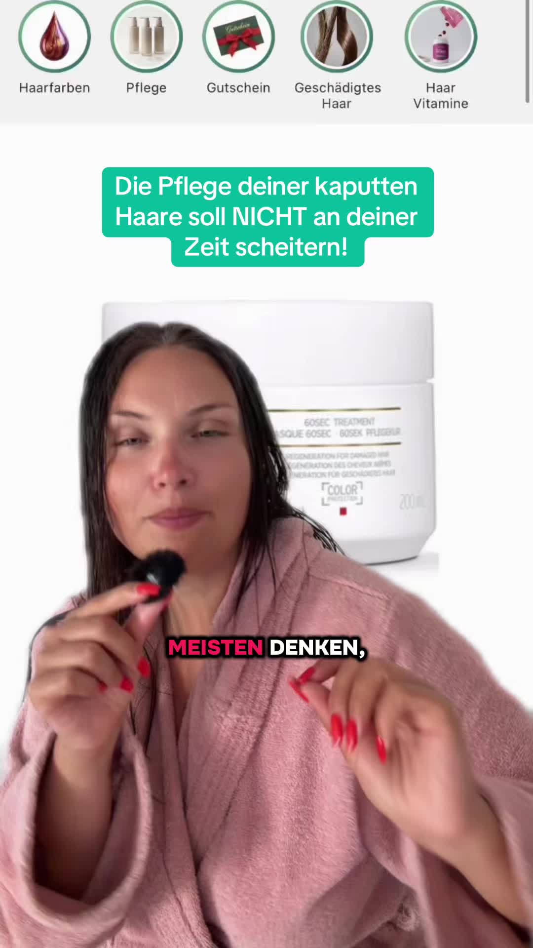 Standbild aus Chrissys Video