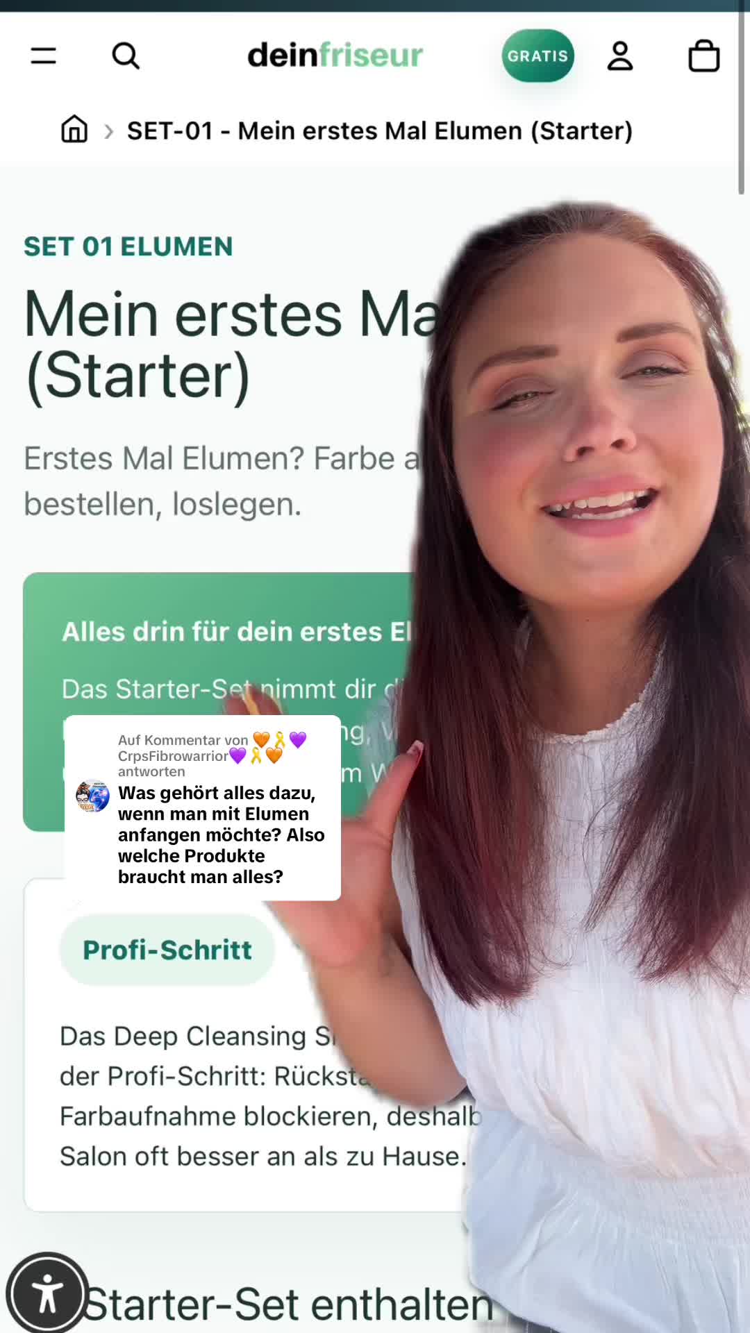 Standbild aus Chrissys Video