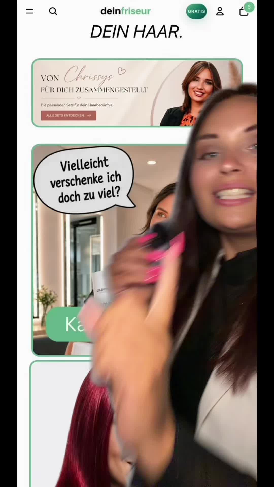 Standbild aus Chrissys Video