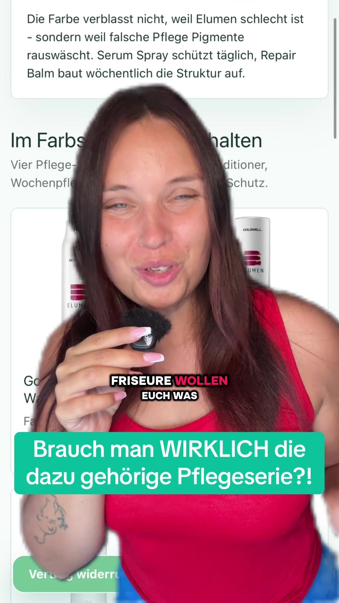 Standbild aus Chrissys Video