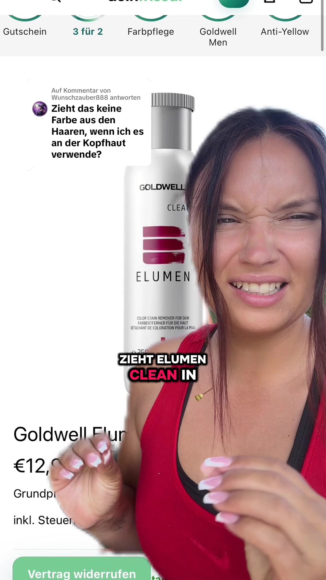 Standbild aus Chrissys Video