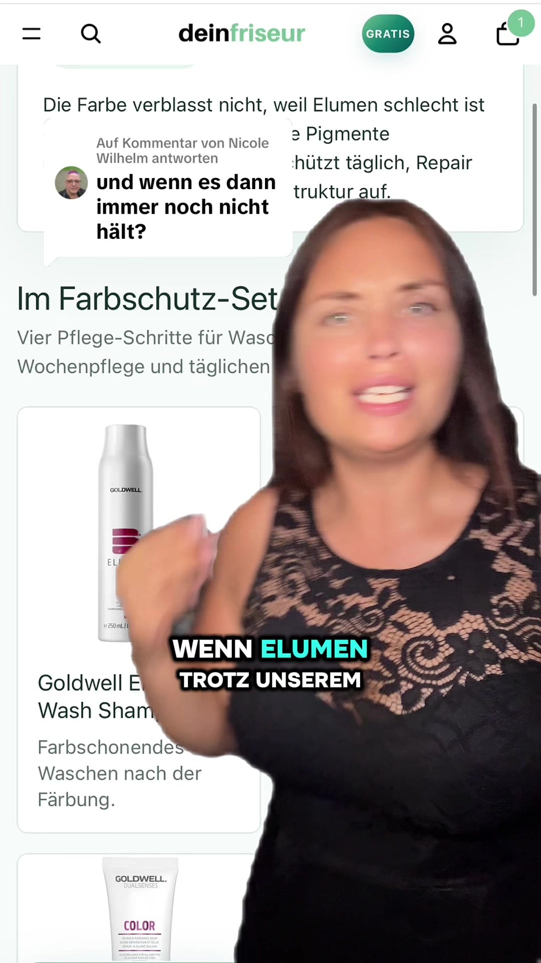 Standbild aus Chrissys Video